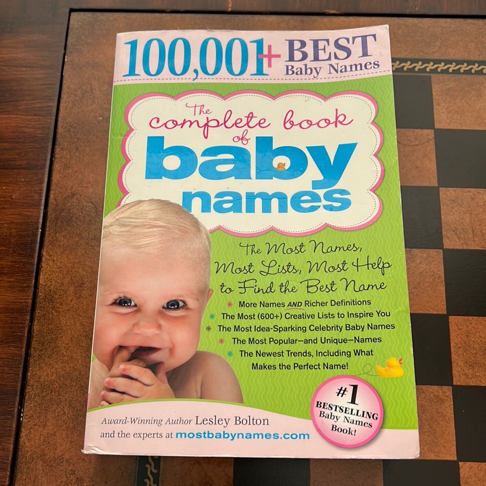100,001 plus Baby Names